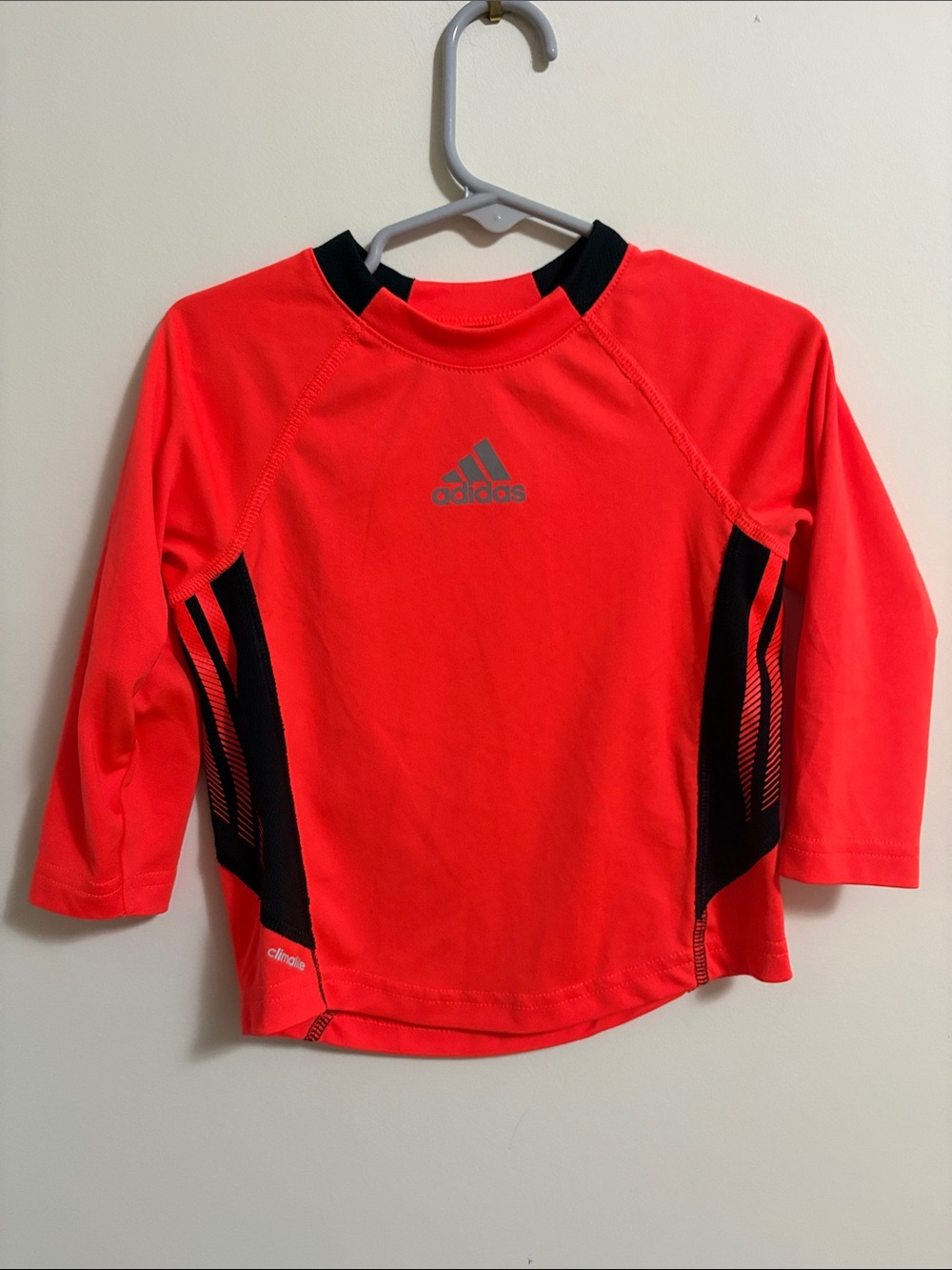 adidas Bright orange Long-sleeved shirt